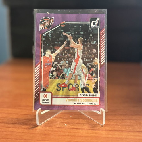 24-25 Panini EuroLeague Donruss Spanoulis Highlights/99 Olympiacos card