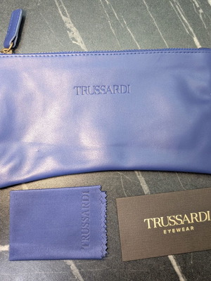 Θήκη γυαλιών Trussardi μπλε