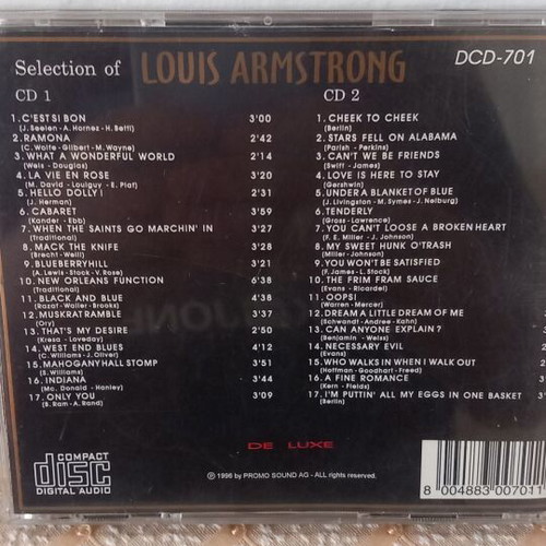 Louis Armstrong CD τζαζ