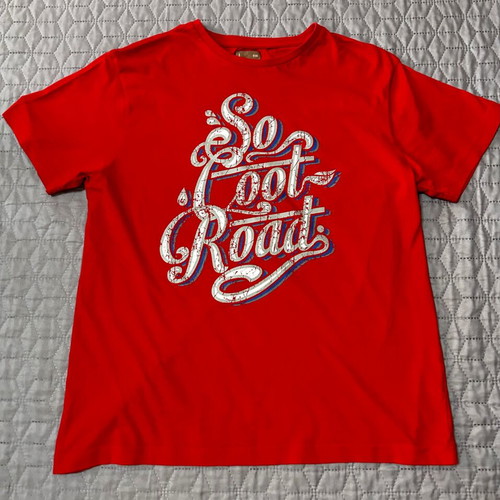Men's red short-sleeve t-shirt like new size M