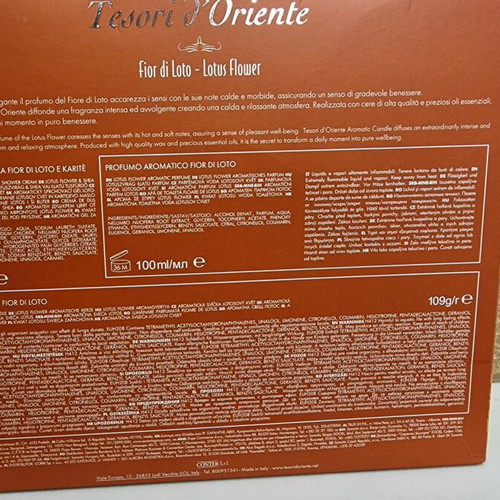 Tesori d'Oriente Fior di Loto gift set new, Eau de Toilette