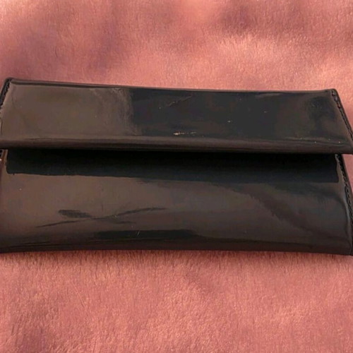 Lustrini tobacco pouch dark blue like new with zipper