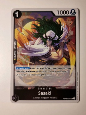 Sasaki One Piece Card Game OP08-082 Rare