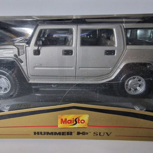Maisto Hummer H2 Premiere Edition metal model grey/silver 1:18 new