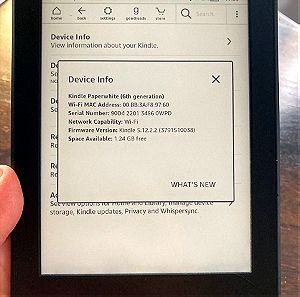e-reader kindle paperwhite