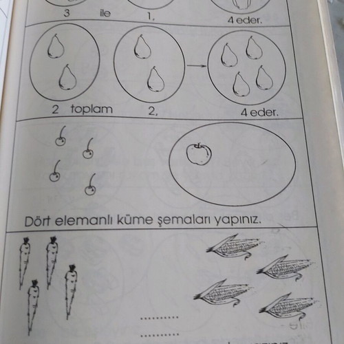 Mathematics textbook for first grade in Turkish like new