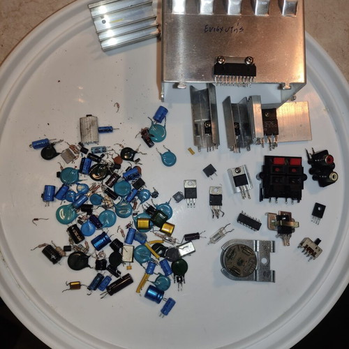 Electronic components used for power supply and amplifier circuits