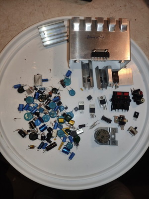 Electronic components used for power supply and amplifier circuits