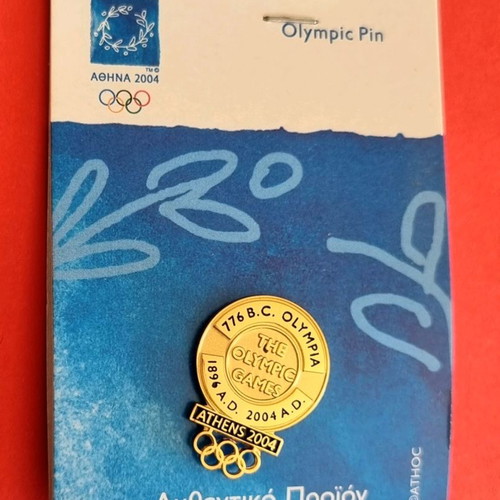 Olympic pins Athens 2004 new, set of 8 pieces