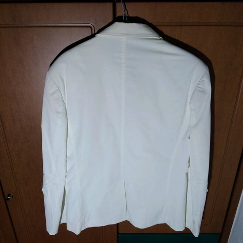 Tresor jeans men's jacket size S like new, white