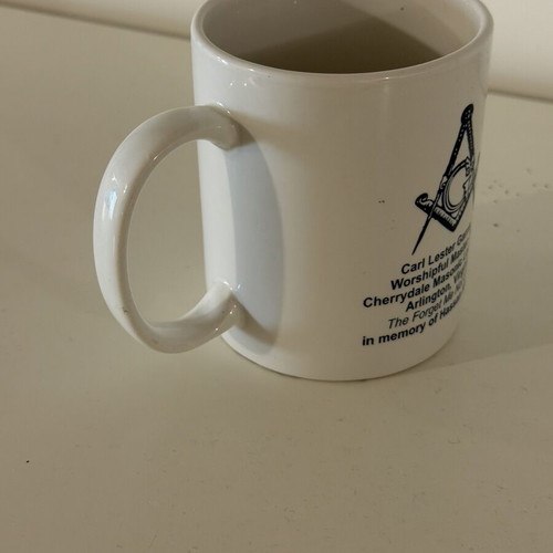Masonic Mug like new from Arlington Lodge 42