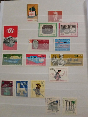 East Germany stamps new, collection