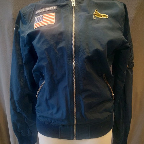Bomber jacket H&M used kids windbreaker blue