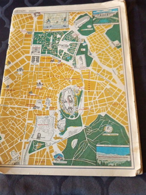 Atlas with many maps used, missing covers