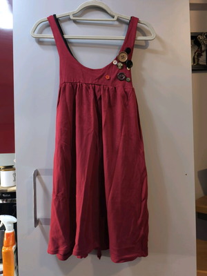 Red dress like new, one size
