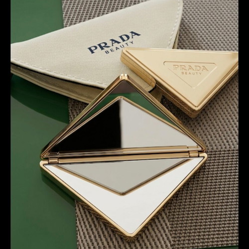 Prada Beauty women's compact mirror new