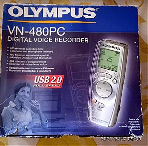 Olympus VN-480 PC Δημοσιογραφικό κασετοφωνάκι. Τιμή 59 ευρώ.