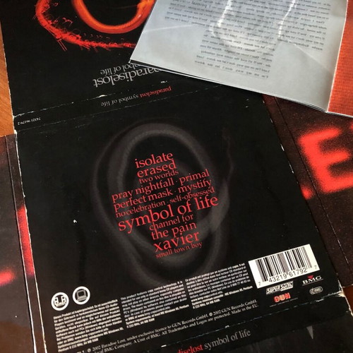 Paradise Lost Symbol of Life Limited Edition Digipak like new