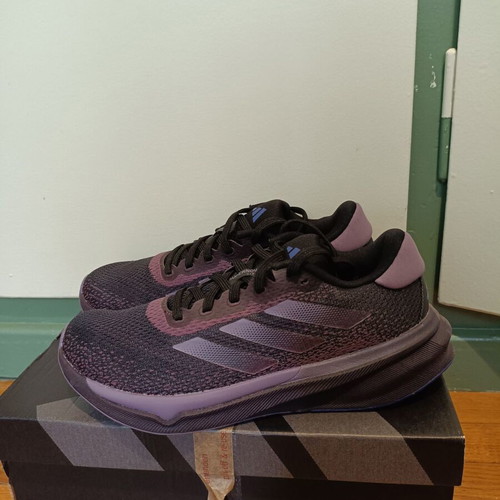 Adidas Performance Supernova Stride Running Shoes 38 New Black with Purple