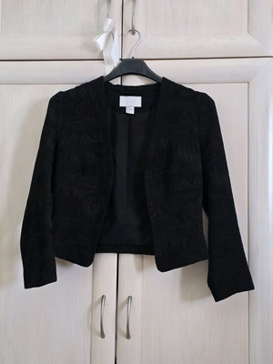 Crop brocade jacket H&M size small like new