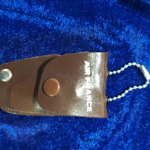 Air France multi tool keychain like new with leather case