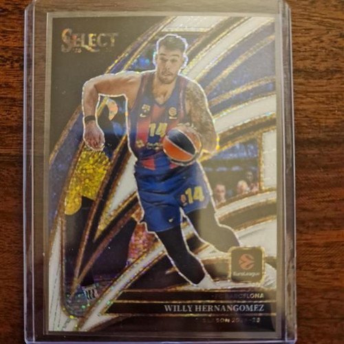 Panini Euroleague Select Barcelona Hernangomez White Sparkle card new