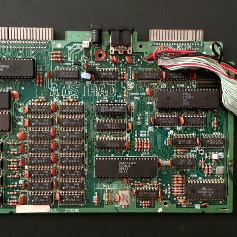 Amstrad CPC 6128 motherboard used