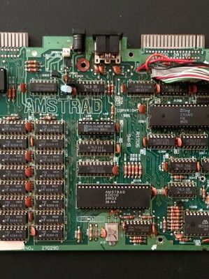 Amstrad CPC 6128 motherboard used