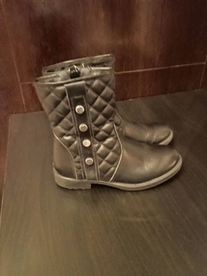 Girls' boots used, size 31, black