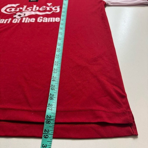 Euro 2000 Carlsberg sponsor football jersey red men's XL retro like new