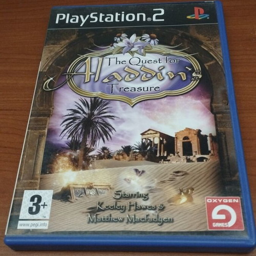 The Quest for Aladdin's Treasure PS2 game used