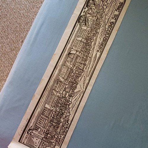 Engraving The City of Thessaloniki by Katselis, like new