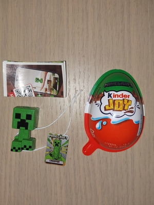 Φιγούρα Minecraft Creeper Kinder Joy
