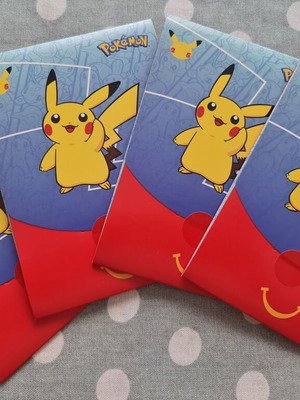 McDonalds Pokémon 25th Anniversary 4 Packs New