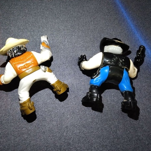 Fisher-Price Great Adventures Wild Western Town 1996 figures, set of 2