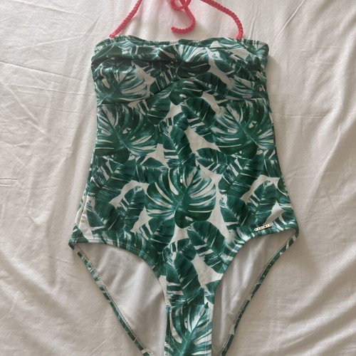 Shiwi One-Piece Swimsuit with Tropical Print like new, size S