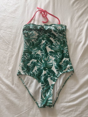 Shiwi One-Piece Swimsuit with Tropical Print like new, size S