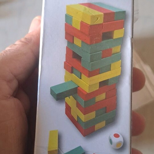 Toy blocks like new, age 6+, 45 colorful pieces