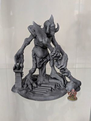 3D printed D&D miniature