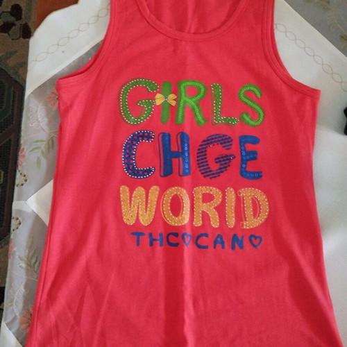 Summer blouse new orange for 16-year-old girl