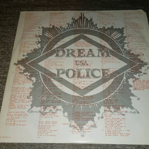 Cheap Trick Dream Police LP album like new, rock