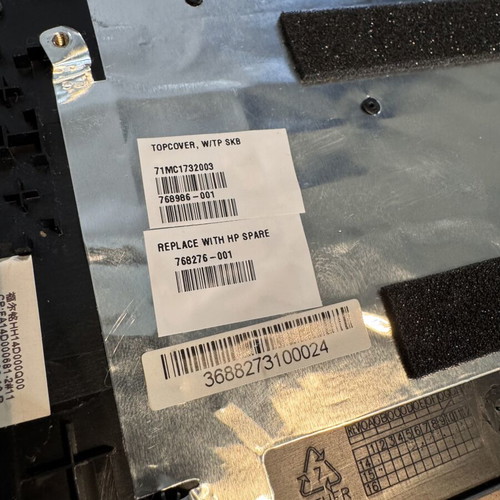 HP 15-r116nv Palmrest with Touchpad like new