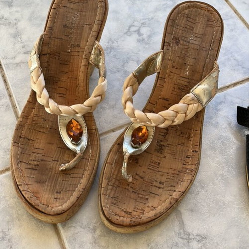Summer women's shoes pack of 3, used, sizes 39 and 40