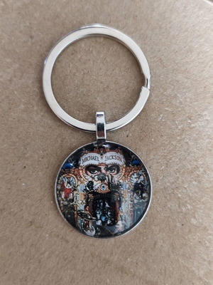 Michael Jackson Dangerous Keychain new