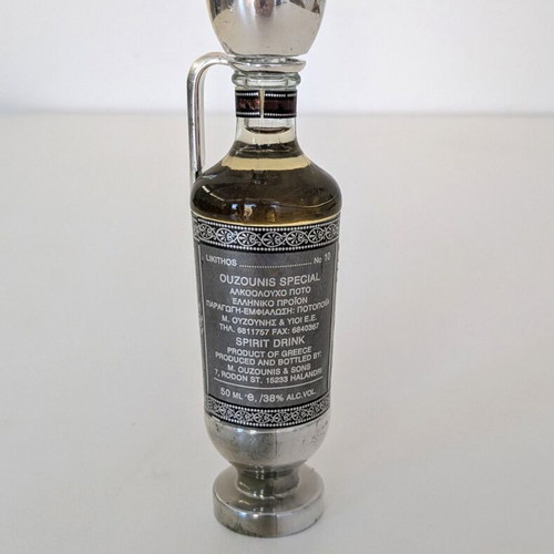 Ouzounis Ouzo Likithos 50ml collectible bottle like new