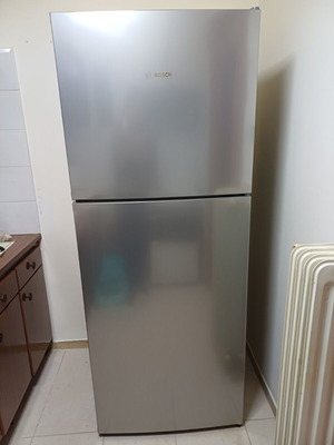 Bosch inox refrigerator double door like new 177cm x 70cm