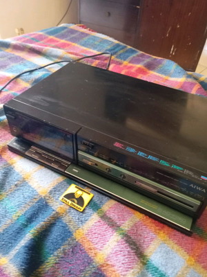Aiwa AD-F260 cassette deck used with timer standby and Dolby NR