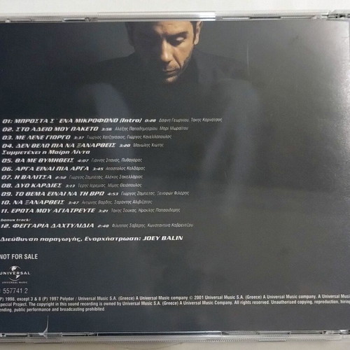 Giorgos Mazonakis Brosta S' Ena Mikrofono CD used, laiko