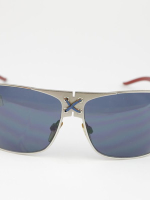 Γυαλιά ηλίου Just Cavalli JC 160s καινούργια, μεταλλικά με κόκκινο βραχίονα