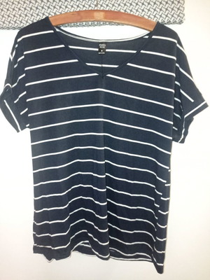 T-shirt mariniera with V new, size M